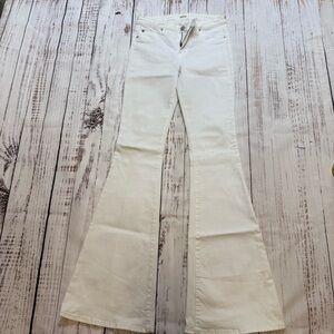 Hudson Jeans Women's Cream Flare Jeans